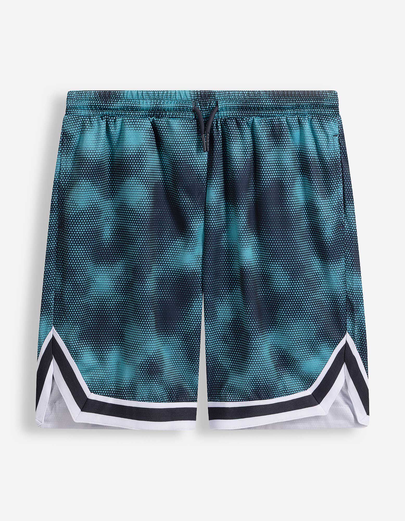 Souprava trička a kalhot - S&iacute;ťovina - tmave modra