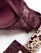 Push-Up-BH - Stickereien - Lila