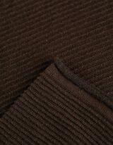 Pullover - Scollo rotondo - marrone scuro