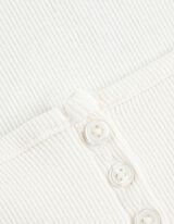 T-shirt - Geribd - wit