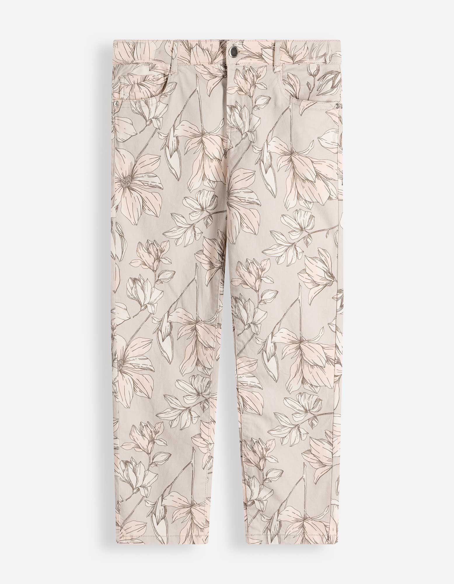 Caprihose - Twill - wei&szlig;