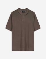 Poloshirt - Polokragen - hellbraun