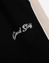 Joggingbroek - Contraststrepen - zwart