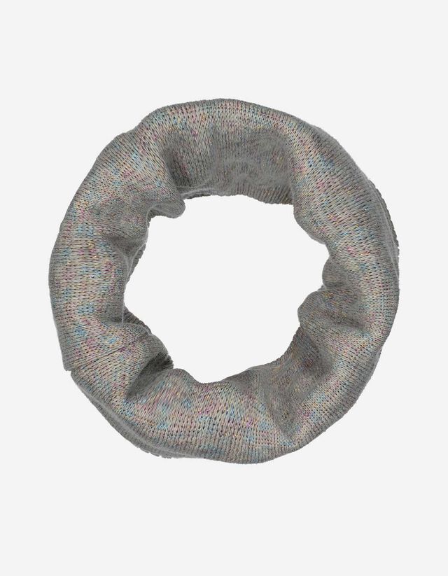 Eșarfă loop - Broderii - Gri