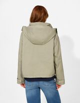 Jacke - Baumwoll-Mix - hellgr&uuml;n