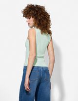 Top - Stehkragen - t&uuml;rkis