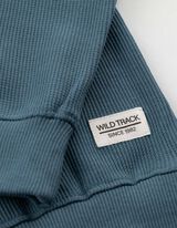 Sweater en broek set - Wafelstructuur - blauw