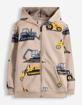 Sweatjacke - Bagger - Beige