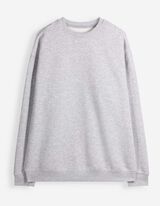 Sweatshirt - Oversized Fit - Hellgrau