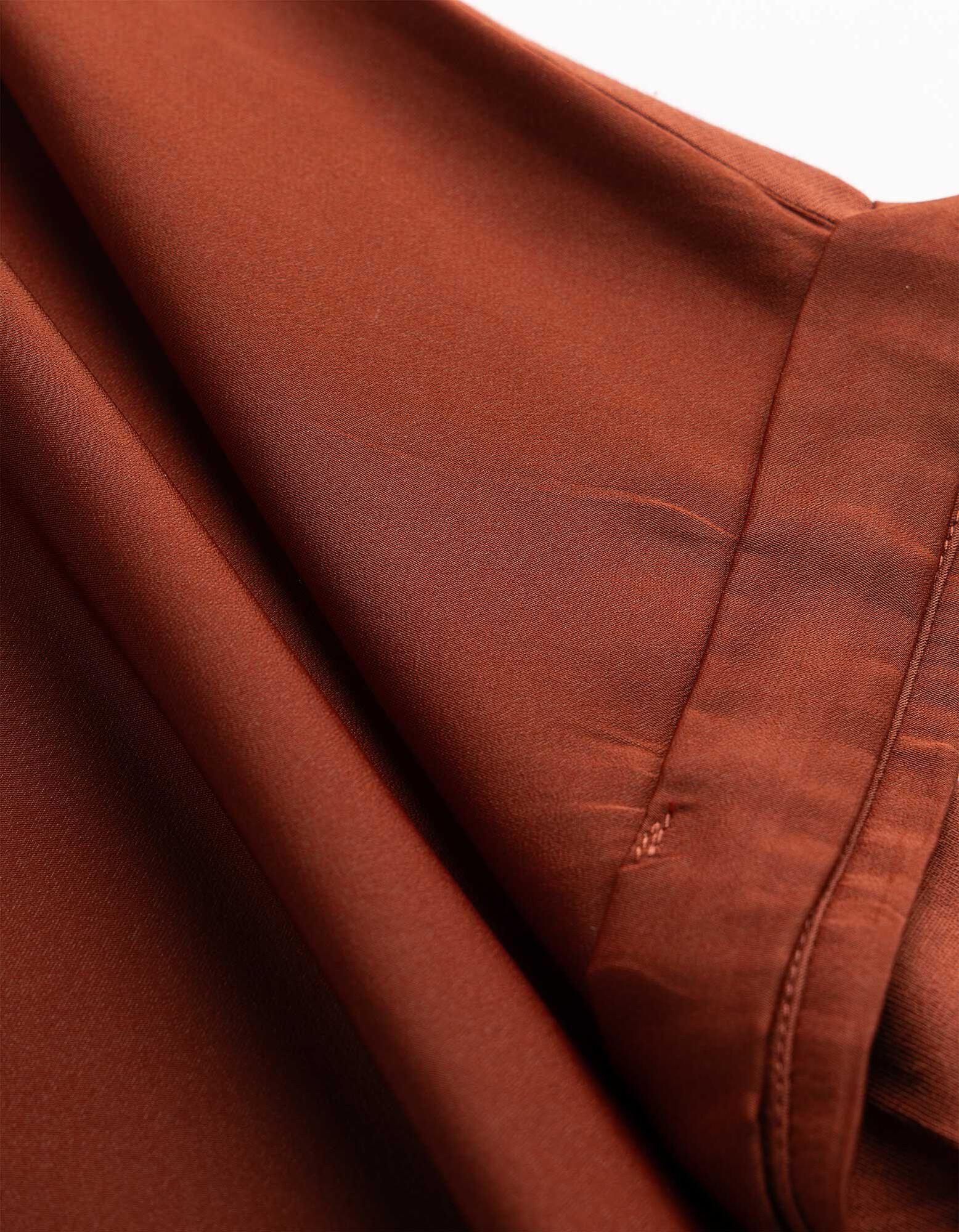 Shirt - Seitenschlitz - dunkelrot