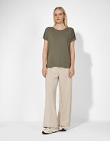 T-Shirt - Viskose-Mix - gr&uuml;n