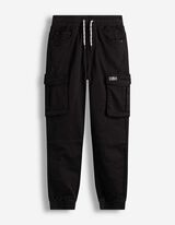 Cargo broek - Met stretch - zwart