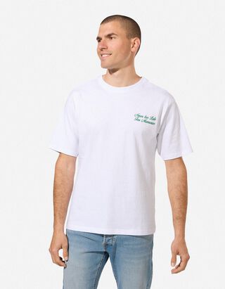 T-Shirt - R&uuml;ckenprint - wei&szlig;