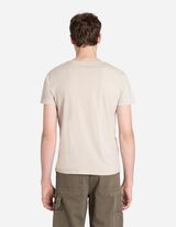 T-shirt - Stampa frontale - beige
