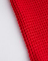 Pleten&aacute; ko&scaron;eľa - V&yacute;strih Carmen - tmavocervena