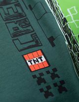 Tricou - Minecraft - Verde inchis