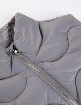 Steppelt mellény - Állógallér - szürke