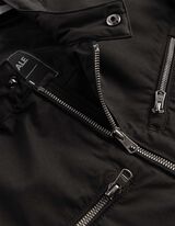 Jacke - Stehkragen - schwarz