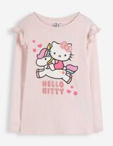 Langarmshirt - Hello Kitty - Rosa