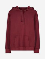 bluza z kapturem - Regular Fit - ciemny czerwony