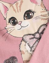 Langarmshirt - einfarbig - lila