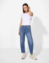 Džinsai - Baliono formos kelnės - melynas