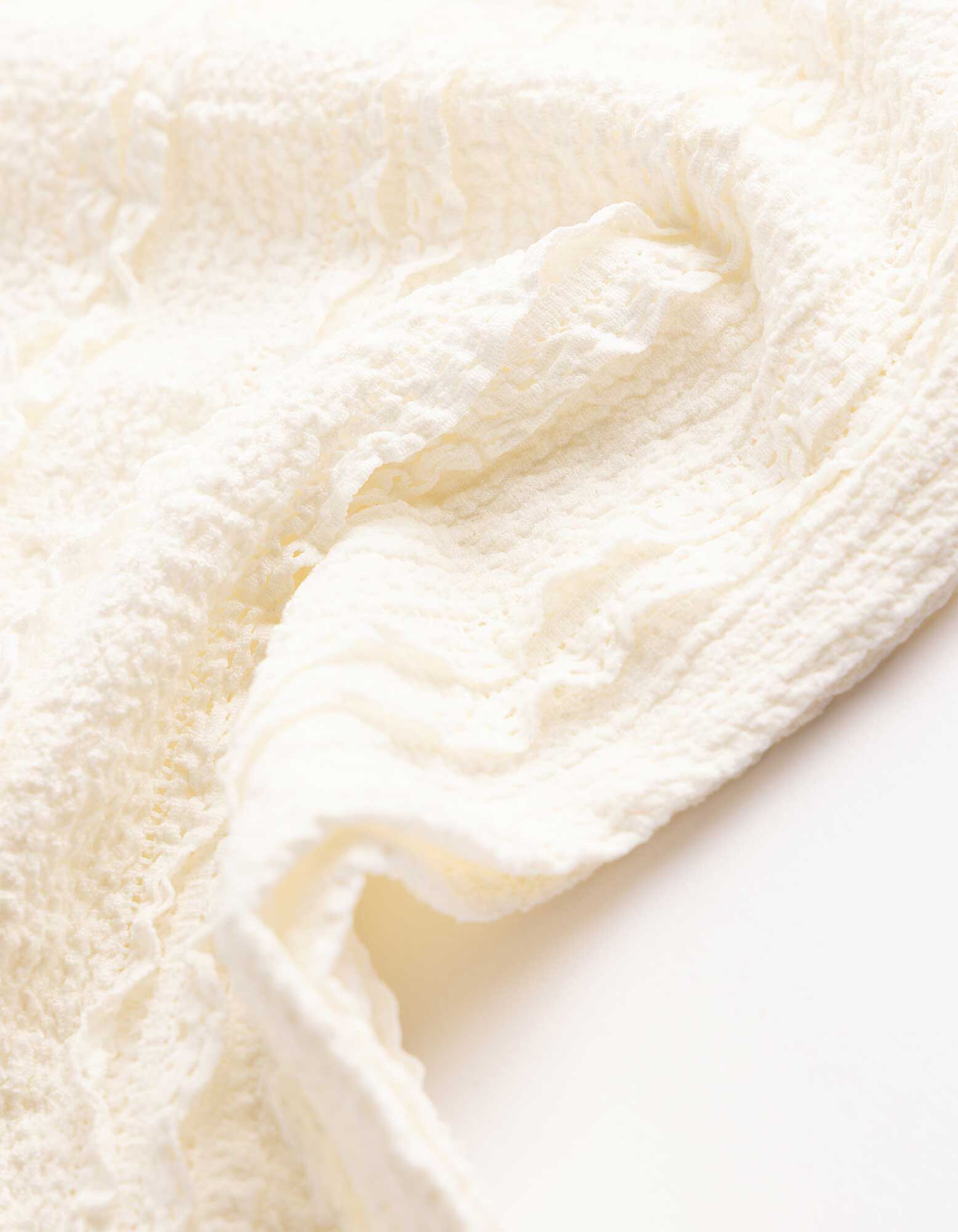 Top sans manches de court - raccourci - Blanc cass&eacute;