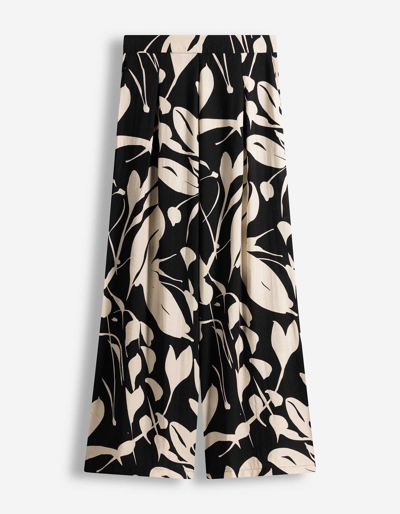 Broek - Print all-over - Zwart