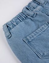 Farmerice - vezivanje - svetlo-plava