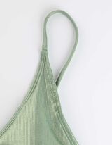 Jednodílné plavky - Recyklovaný polyester - zelena