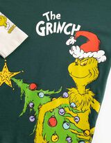 Langarmshirt - Grinch - Dunkelgr&uuml;n