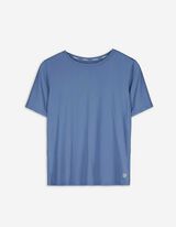 T-shirt - Sneldrogend materiaal - donkerblauw