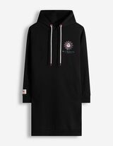 Kleid - R&uuml;ckenprint - schwarz