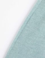 Strickpullover - Rundhals-Ausschnitt - türkis