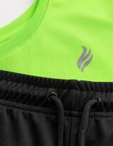 Souprava trička a kalhot - Předn&iacute; tisk - Světle zelen&aacute;