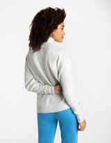 Sweter z dzianiny - Oversized Fit - bialy