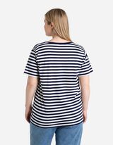 Marškinėliai - Siuvinėjimai - tamsiai melynas