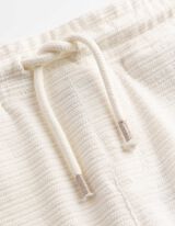 Shorts - Waffelstruktur - Off-White
