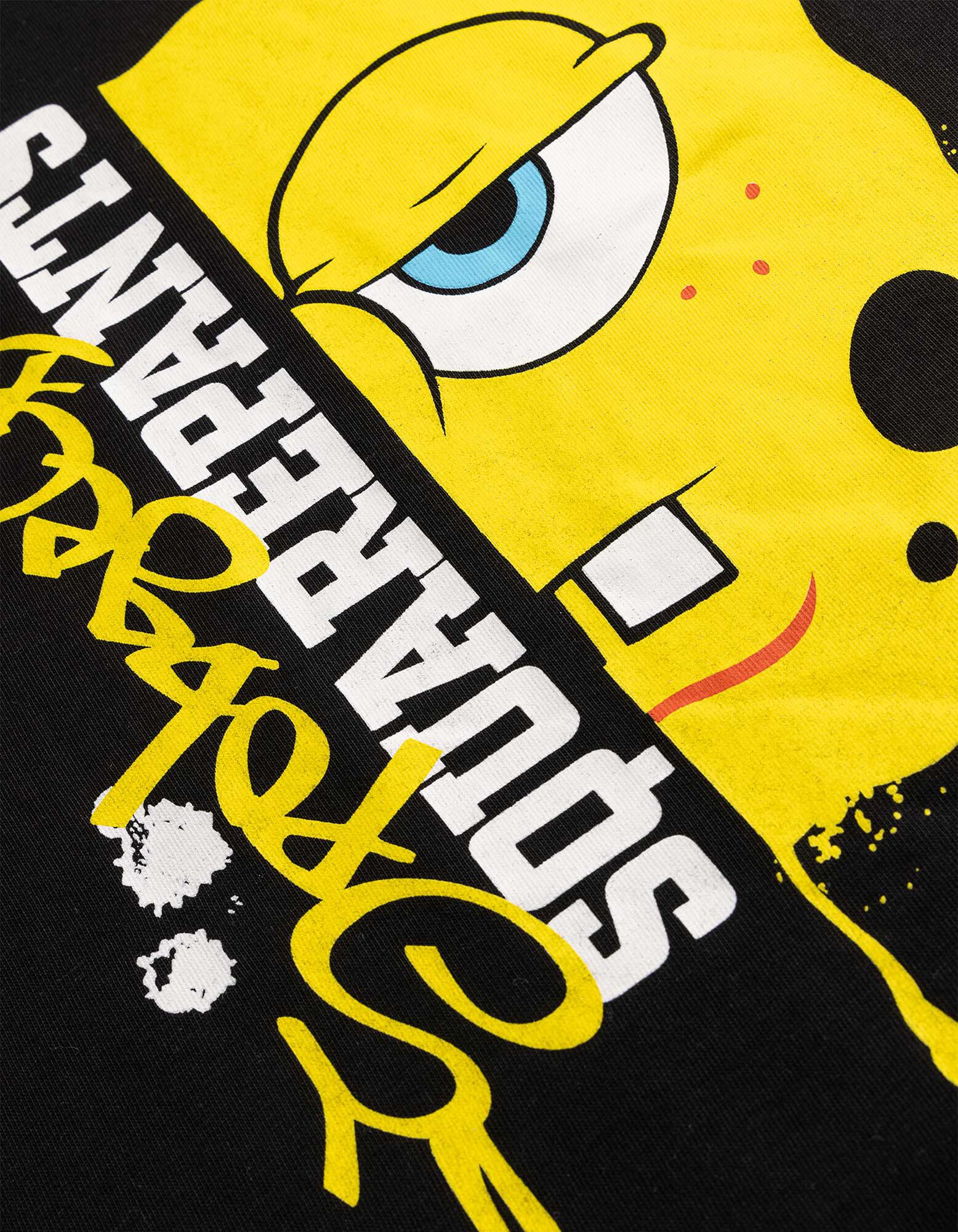 T-shirt - Bob l'&eacute;ponge - Noir