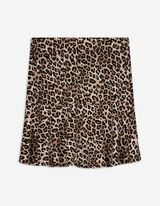 Minirok - Luipaardprint - beige