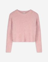 Langarmshirt - Strick - lila