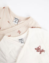 Bodi dugih rukava - Pakovanje od 2 - bela