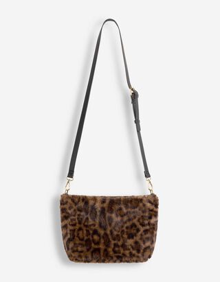 Kabelka - Levhart&iacute; vzor - hneda