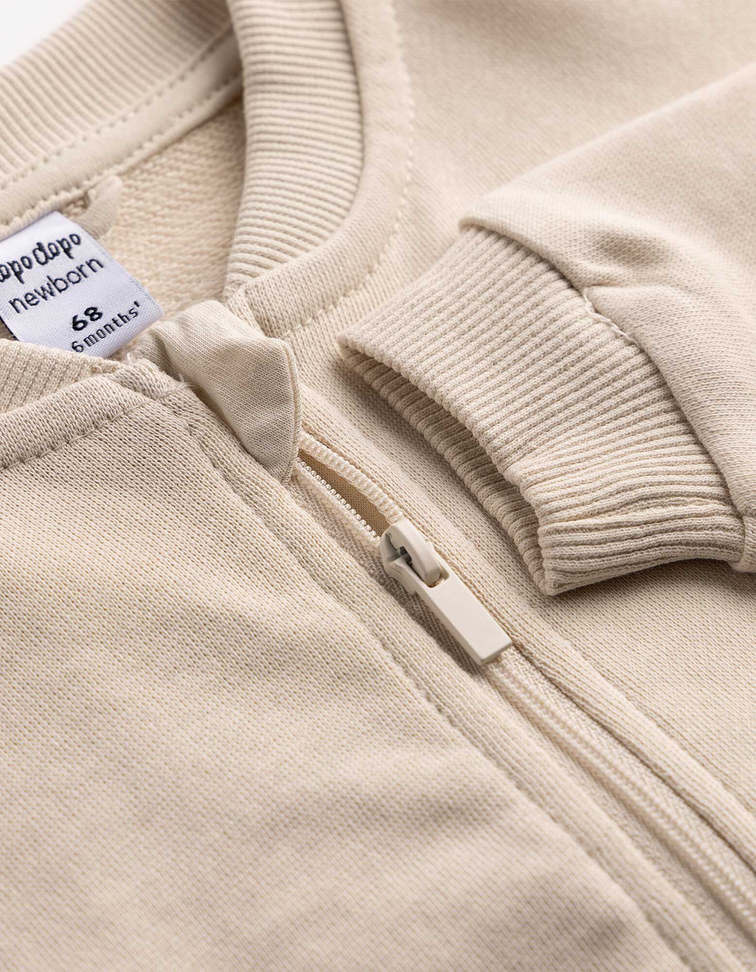 Sweatjacke - Sweat - Beige