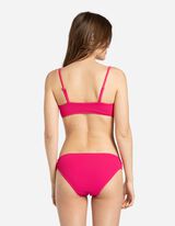 Bikinový vrchný diel - Štruktúrovaný materiál - pink