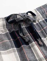 Pyjamahose - Karomuster - Off-White