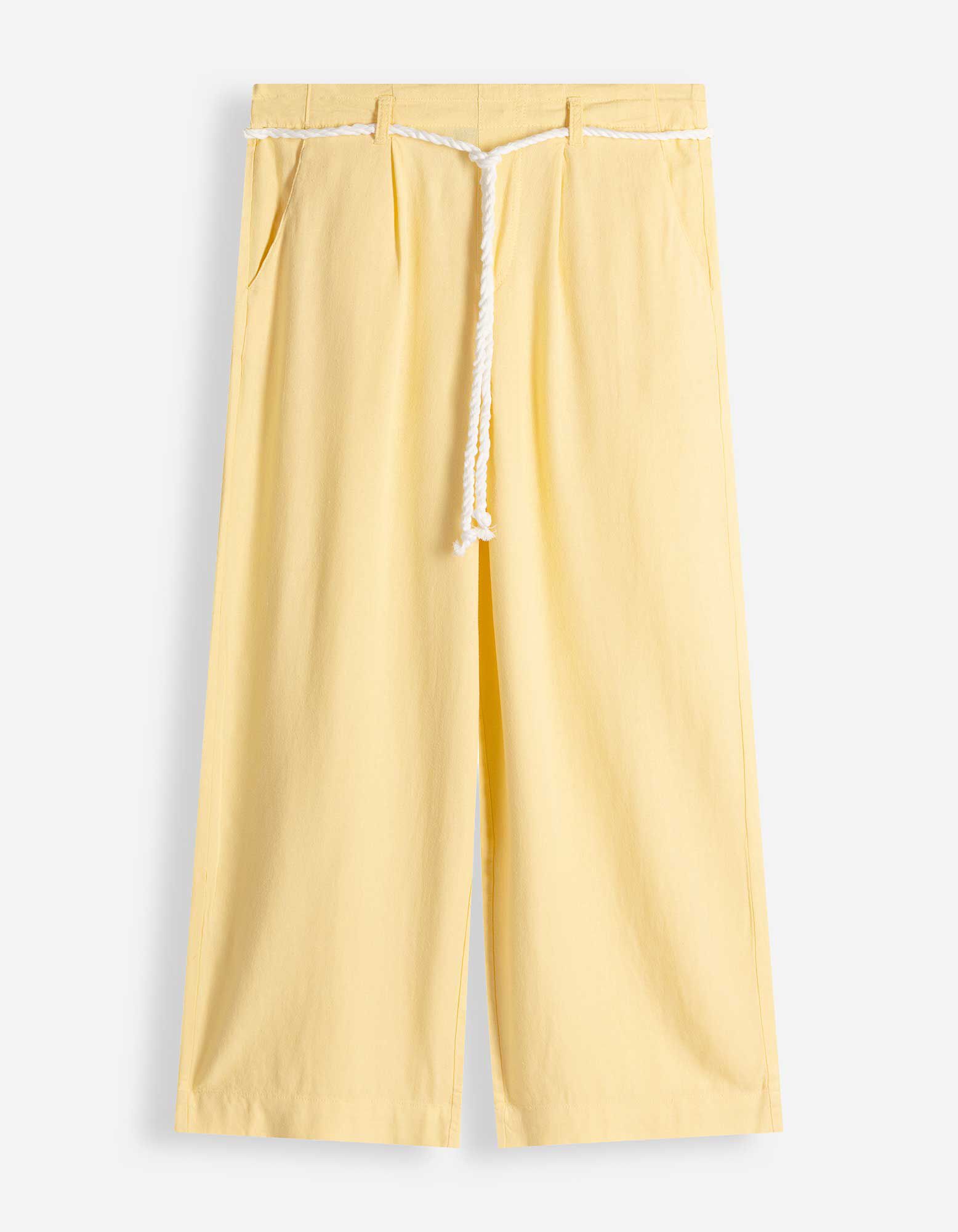 Culotte - Linnenlook - Lichtgeel