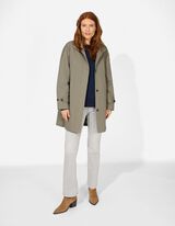 Mantel - Baumwoll-Mix - hellgr&uuml;n