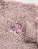 Hoodie - Pl&uuml;sch - Rosa