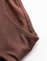 Badehose - einfarbig - braun